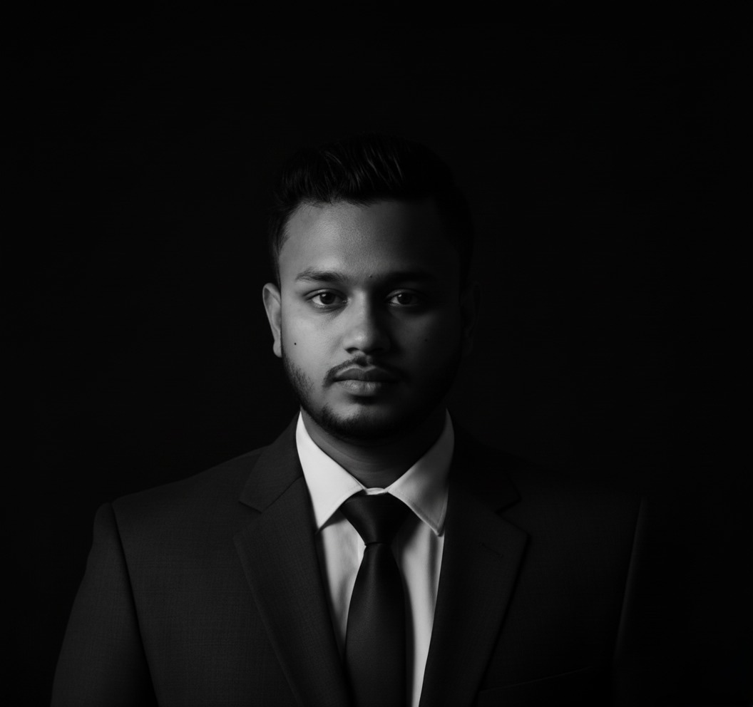 Nasim Mia black background